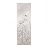 Textielposter wilde bloemenweide met vlinders in Scandinavisch design - Ms Tiff - Panorama 