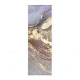 Stoffbild Edle Strukturen in Gold und Violett - Shelest - Panorama 