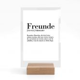 Tischaufsteller Grammatik - Freunde 