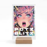 Tischaufsteller Potzblitz im Anime-Stil - Treechild 