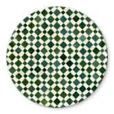 Tischplatte aus Glas - Mosaik 02 - Rund 