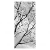 Door film treetops in the sky - Self-adhesive door decoration 