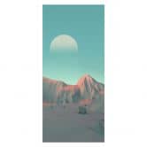 Door film low poly mountains 
