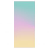 Türfolie Ombre Bunter Pastellhimmel - Selbstklebende Türdeko 