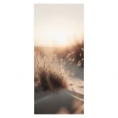 Door film sunset over the dunes - Treechild - Self-adhesive door decoration 