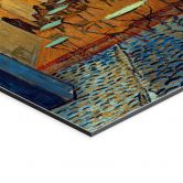 Wandbild van Gogh - Café-Terrasse am Abend - Alu-Dibond 