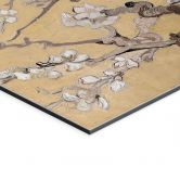 Wandbild van Gogh - Mandelblüte - creme - Alu-Dibond 