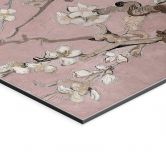 Wandbild van Gogh - Mandelblüte - rosé - Alu-Dibond 