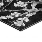 Wandbild van Gogh - Mandelblüte - schwarz - Alu-Dibond 