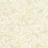 Versace Home Vliestapete Blumen florale Luxus Designer Tapete Beige Creme  