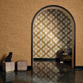 Versace wallpaper Vliestapete Vasmara Leopardentapete braun, orange, bronze 