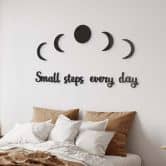 Décoration murale en verre acrylique Small steps every day 