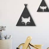 MDF - Holzdeko - Tipi - Fuchs 