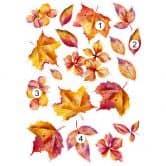 Wandtattoo Bunte Herbstblätter (18tlg.) 