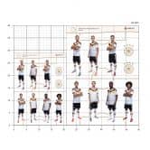 DFB Sticker Spieler WM 2026, Wandtattoo Bogen 01 