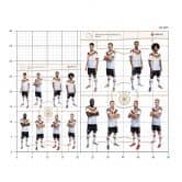 DFB Sticker Spieler WM 2026, Wandtattoo Bogen 02 