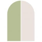 Wandtattoo Halbbögen (2er Set) - breit - pistazie-beige 