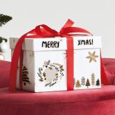 Muursticker Orara Studio - Kerstmis zwart goud 