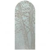 Wandtattoo Rundbogen Herbst - Nebelgrau 