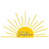 Sticker mural Be the sunshine 