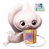 Sticker mural Les petits dragons - Plume chuchotante  