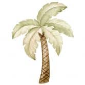 Exotische palmboom Muursticker 