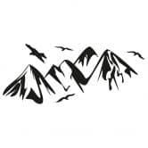 Wandtattoo Gebirge 