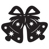 Wandtattoo Weihnachten - Kling Glöckchen 