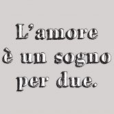 Wandtattoo L'amore è un sogno per due 