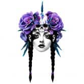 Wandtattoo Ireland - New Way Warrior - Totenschädel 