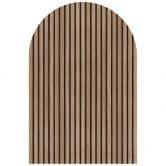 Wandtattoo Rundbogen Wandpaneel Holzoptik breit 