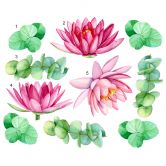 Muursticker XXL Bloemen Set 