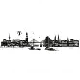 Wandtattoo Skyline Mein Hamburg 01 