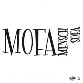 Wandtattoo Sonntags bin ich ein Mofa...(2-farbig) 