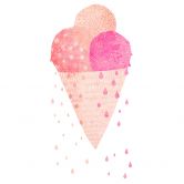 Væg tatovering Treechild - Ice Cream in Summer 