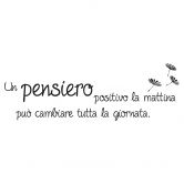 Wandtattoo Un pensiero positivo... 