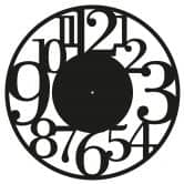 Wandtattoo XXL Modern + Wanduhr - 70x70 cm 