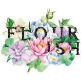 Muursticker XXL Bloem Flourish 