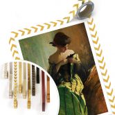 Poster - Alexander - Schwarz und Grün 