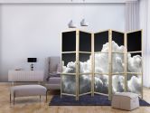 Japanischer Paravent, Raumteiler freistehend, Trennwand - Discover the Infinite Play of Sunlight 