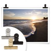 Poster Sonnenuntergang am Meer 