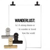 Poster Wanderlust 