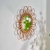 Wandspiegel rund gold Boho - Marrakesh - Ø 40 cm 