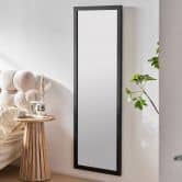 Wandspiegel schwarz schmal - Monaco - 35x120 cm 