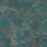 Leaf wallpaper, patterned wallpaper Fashion for Walls 4 by Guido Maria Kretschmer green 