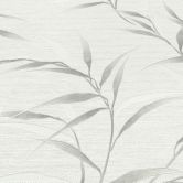 Guido Maria Kretschmer leaf motif wallpaper Yamato Fashion for Walls 5 light gray 