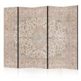 Paravent, Raumteiler freistehend, Trennwand - Desert Nights - Ornamented Persian Carpet in Muted Colors 