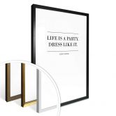 Poster Audrey Hepburn - Life is a party 