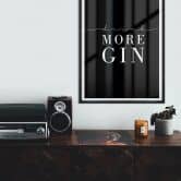 Poster Drink more Gin 