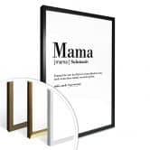 Poster Grammatik - Mama 